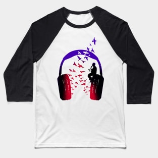 Headphone Music Maracas Baseball T-Shirt